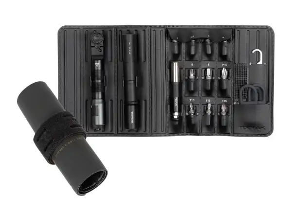 Topeak Ratchet'n Roll Pro tool kit with ratchet 17 functions Black