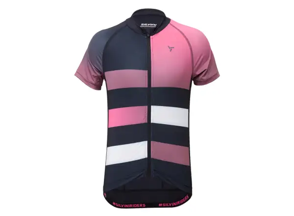 Silvini Mazzani kids jersey short sleeve Black/Fuchsia