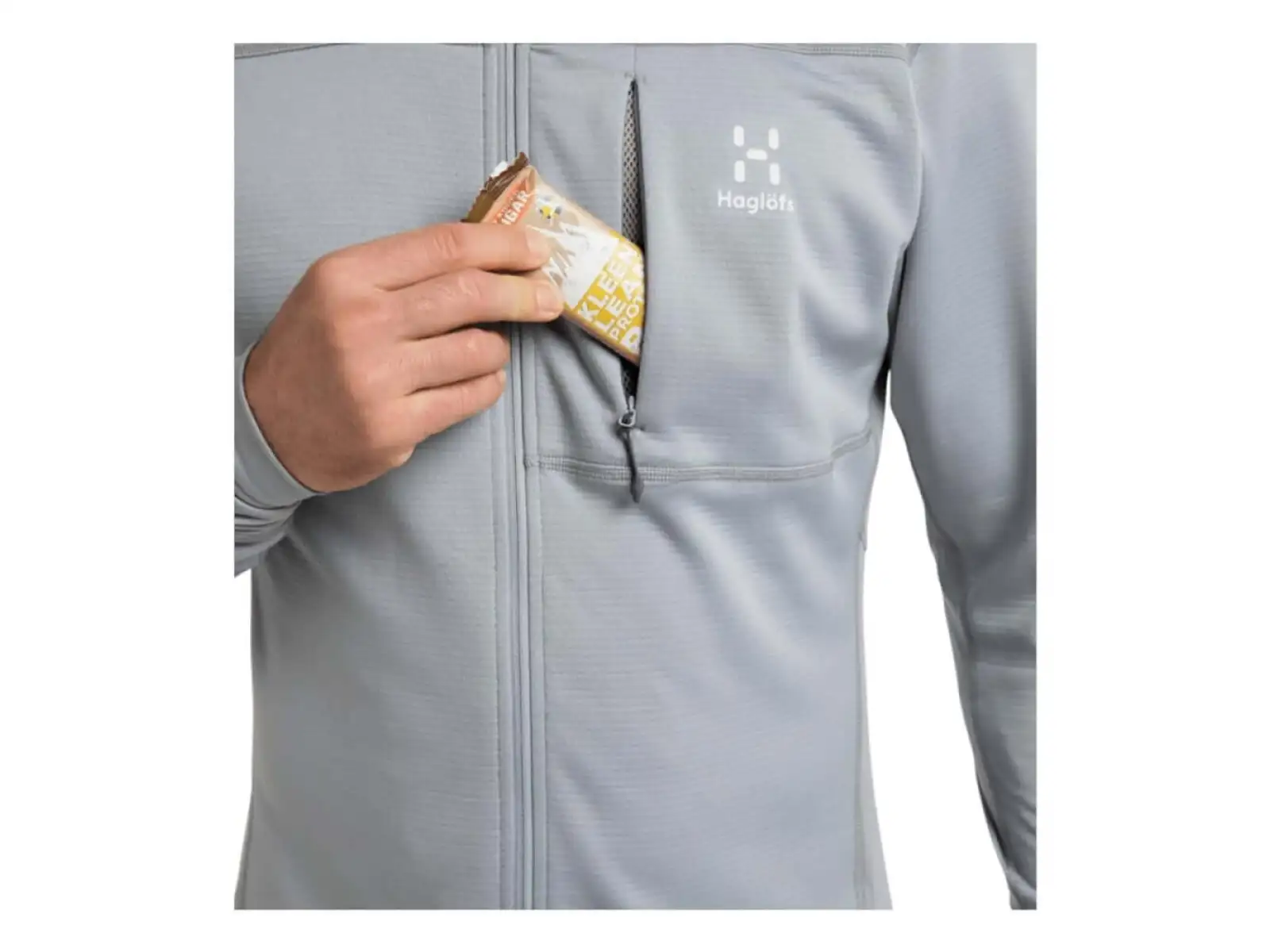 Haglöfs L.I.M Mid Multi Hood men's hoodie grey