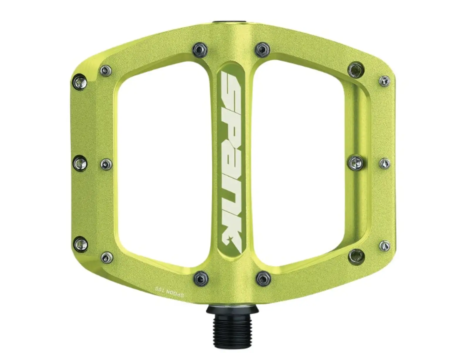 Spank Spoon 90 platform pedals green