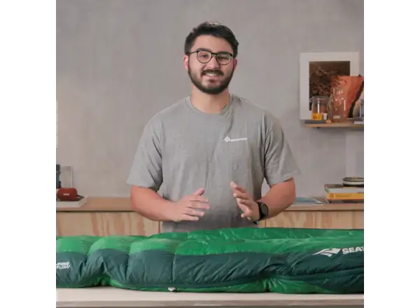 Sea To Summit Ascent Down sleeping bag -9CRegular Rain Forest