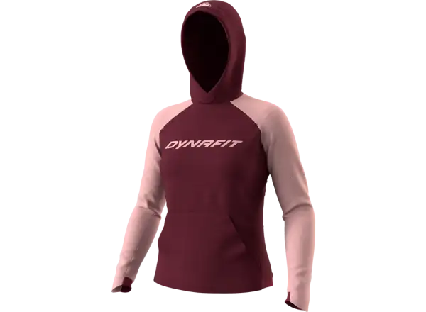 Dynafit 24/7 Polartec Hoody women's sweatshirt Burgundy