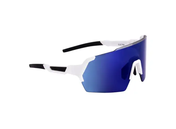Force Electra goggles white/blue revo lens
