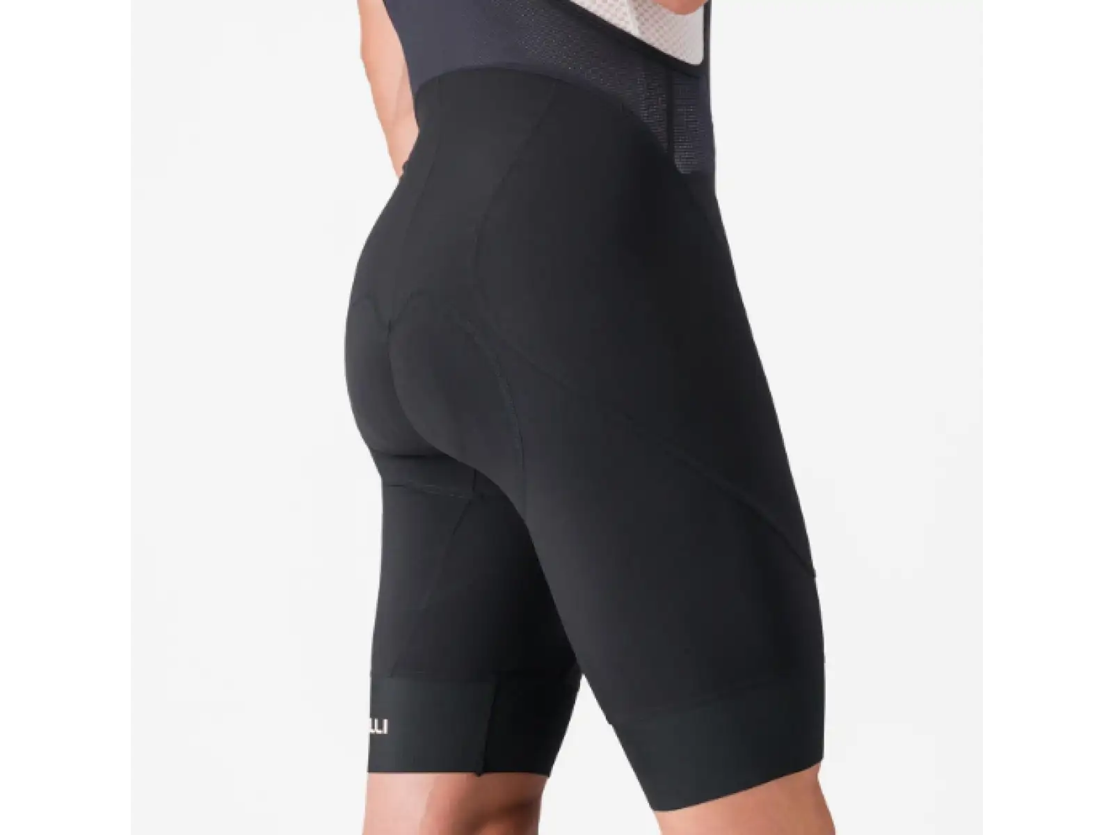 Castelli Endurance 4 men's shorts with pad and bib Black