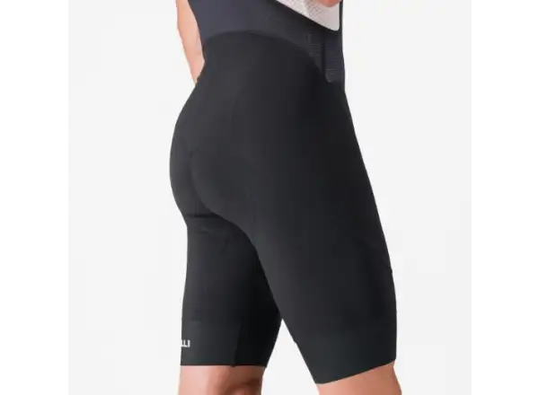 Castelli Endurance 4 men's shorts with pad and bib Black