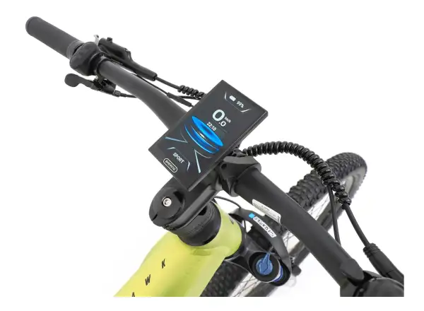 Apache Hawk 1 MX 720 Wh mountain e-bike fluo yellow