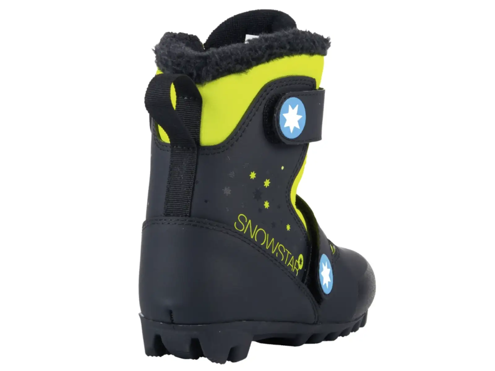 Fischer Snowstar children's cross-country ski boots Black/Yellow
