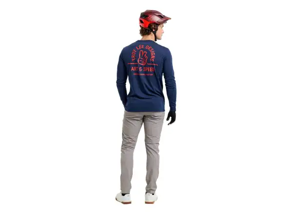 Troy Lee Designs Skyline Ride men's jersey long sleeve Locals/Midnight