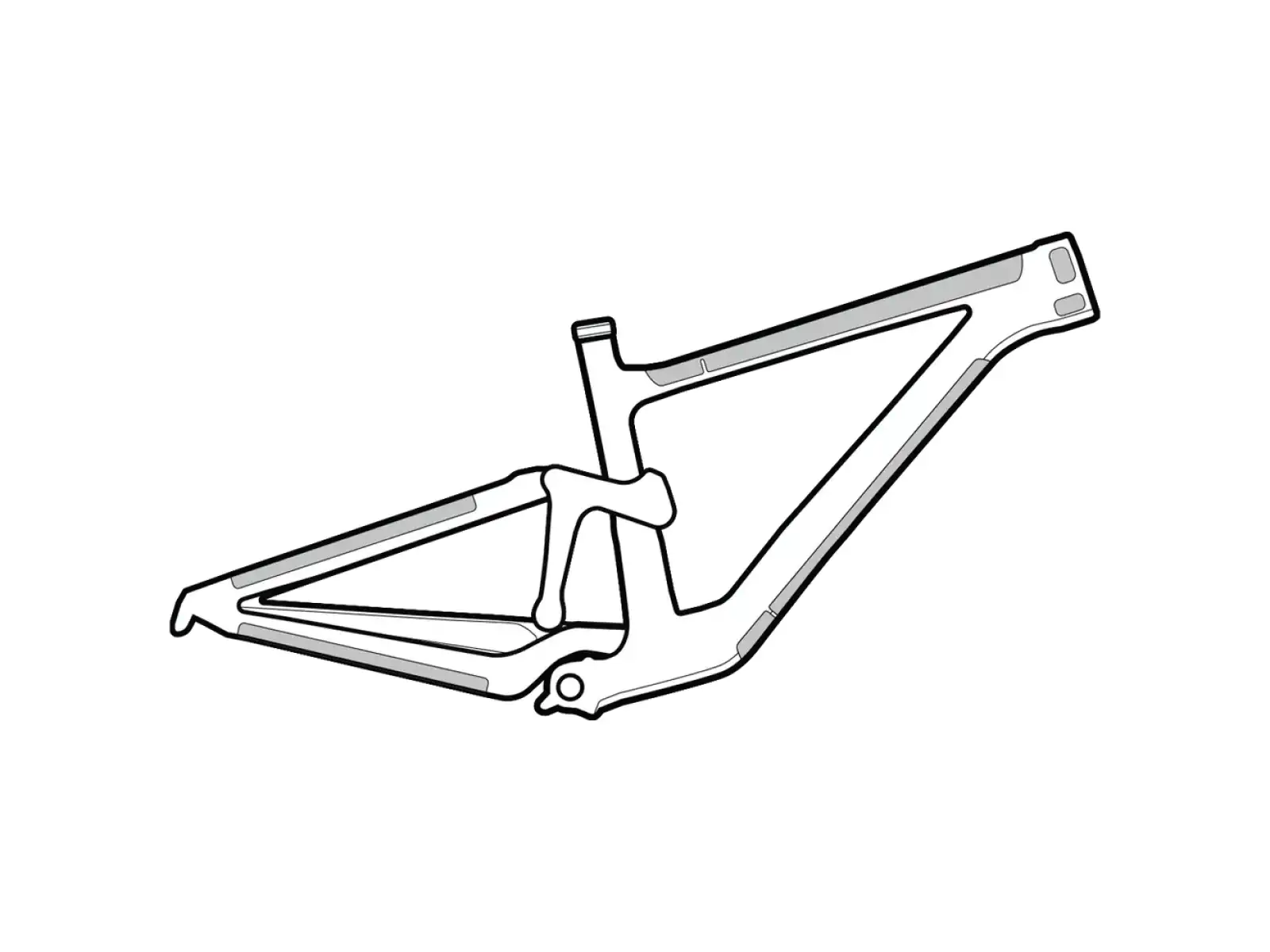 Lizard Skins Clear Protective Frame Wrap Frame Kit frame protection