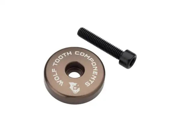 Wolf Tooth Ultralight headset cap + 5 mm spacer espresso