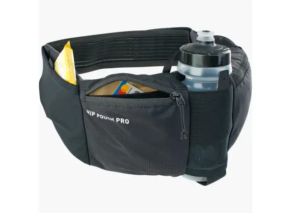 Evoc Hip Pouch Pro waist bag 1 l + bottle 0,55 l Black