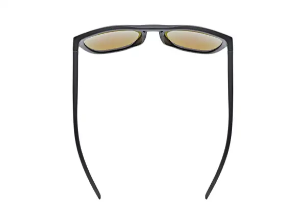 Uvex ESNTL Spirit glasses Black Matt/Mirror Green