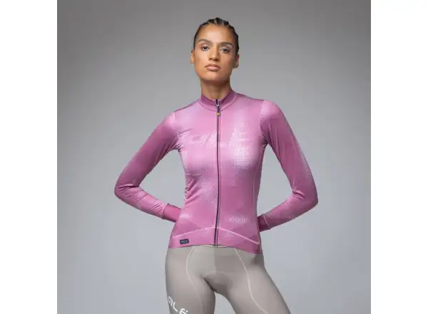 Alé PR-E Sauvage women's insulated jersey long sleeve Mulberry