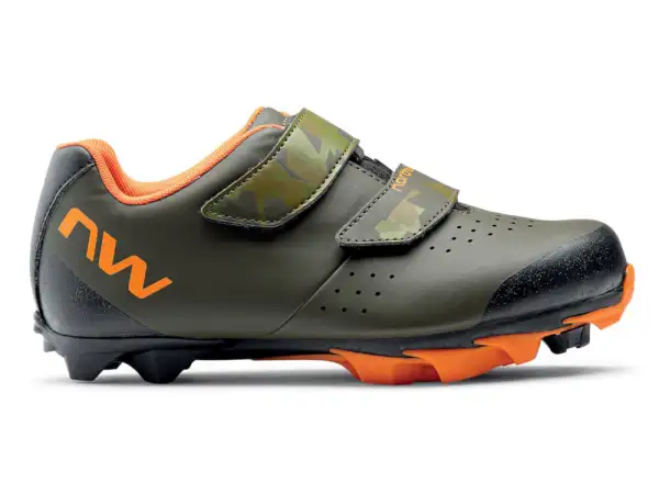 Northwave Origin Junior MTB Shoes Kids Forest/Orange