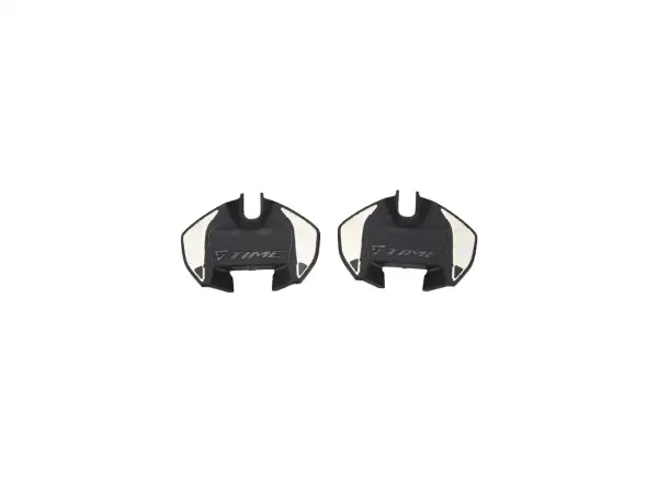 Time replacement pedal end cap Xpro black/white 2 pcs