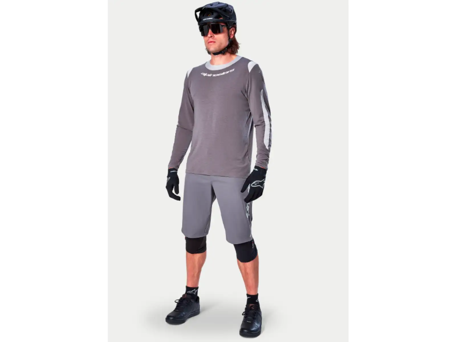 Alpinestars A-Dura Dri Wool men's jersey long sleeve Dark Grey