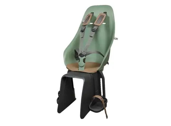 Urban Iki Ta-ke rear bike seat for MIK carriers Icho Green/Kurumi Brown