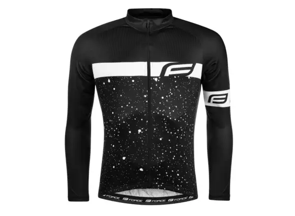 Force Spray men's jersey long sleeve black/white