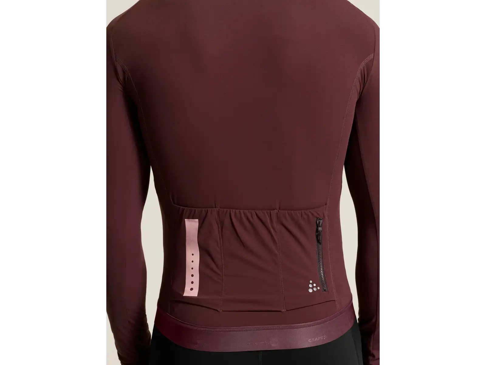 Craft Endur Training men's jersey long sleeve red