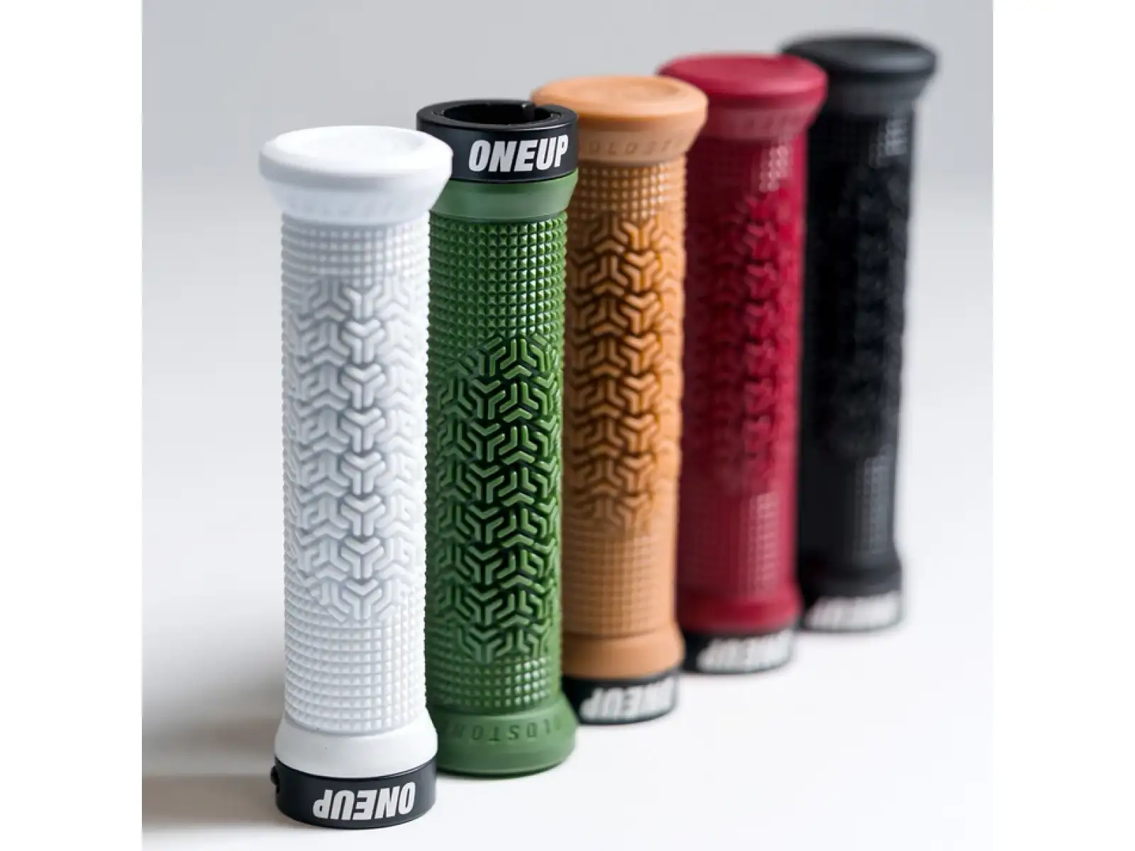 One Up Goldstone Grips Burgundy Red