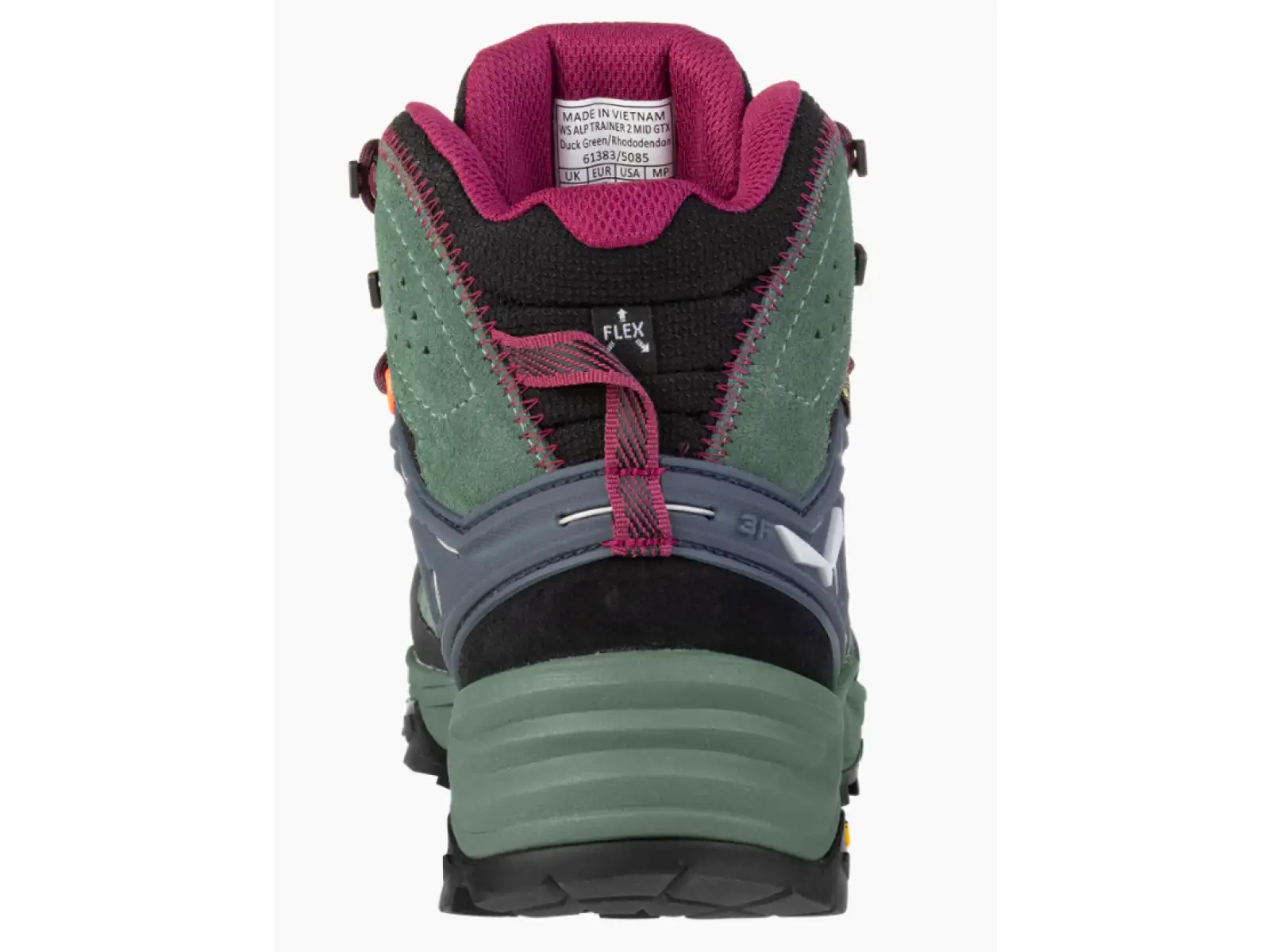 Salewa Alp Trainer 2 Mid GTX women's shoes Duck Green/Rhododendon