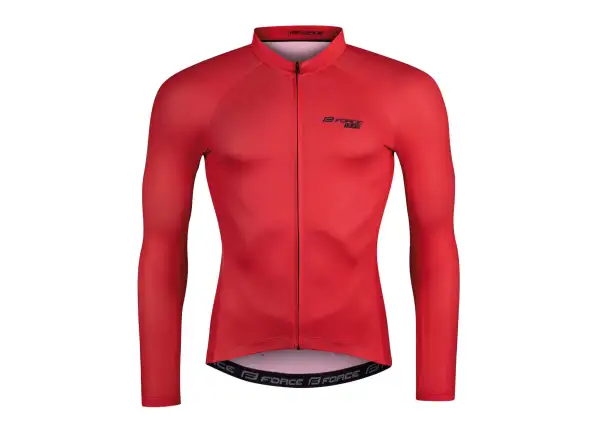 Force Pure men's jersey long sleeve red
