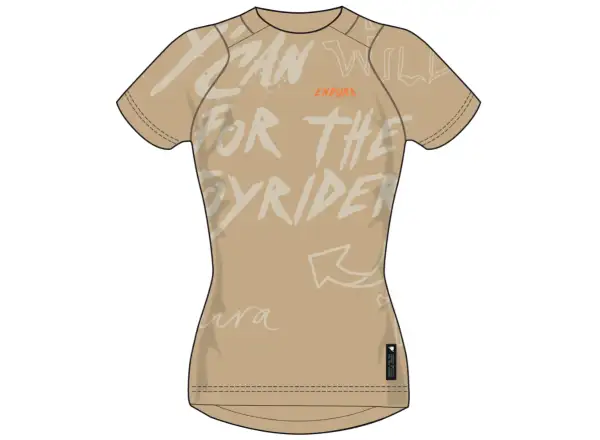Endura SingleTrack Print Tee BSA women's jersey short sleeve Brown