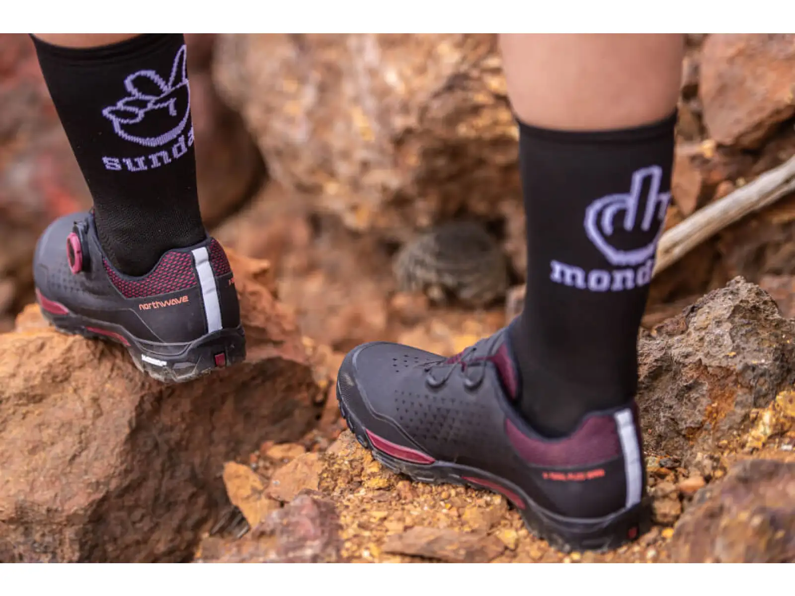 Northwave Sunday Monday cycling socks Black