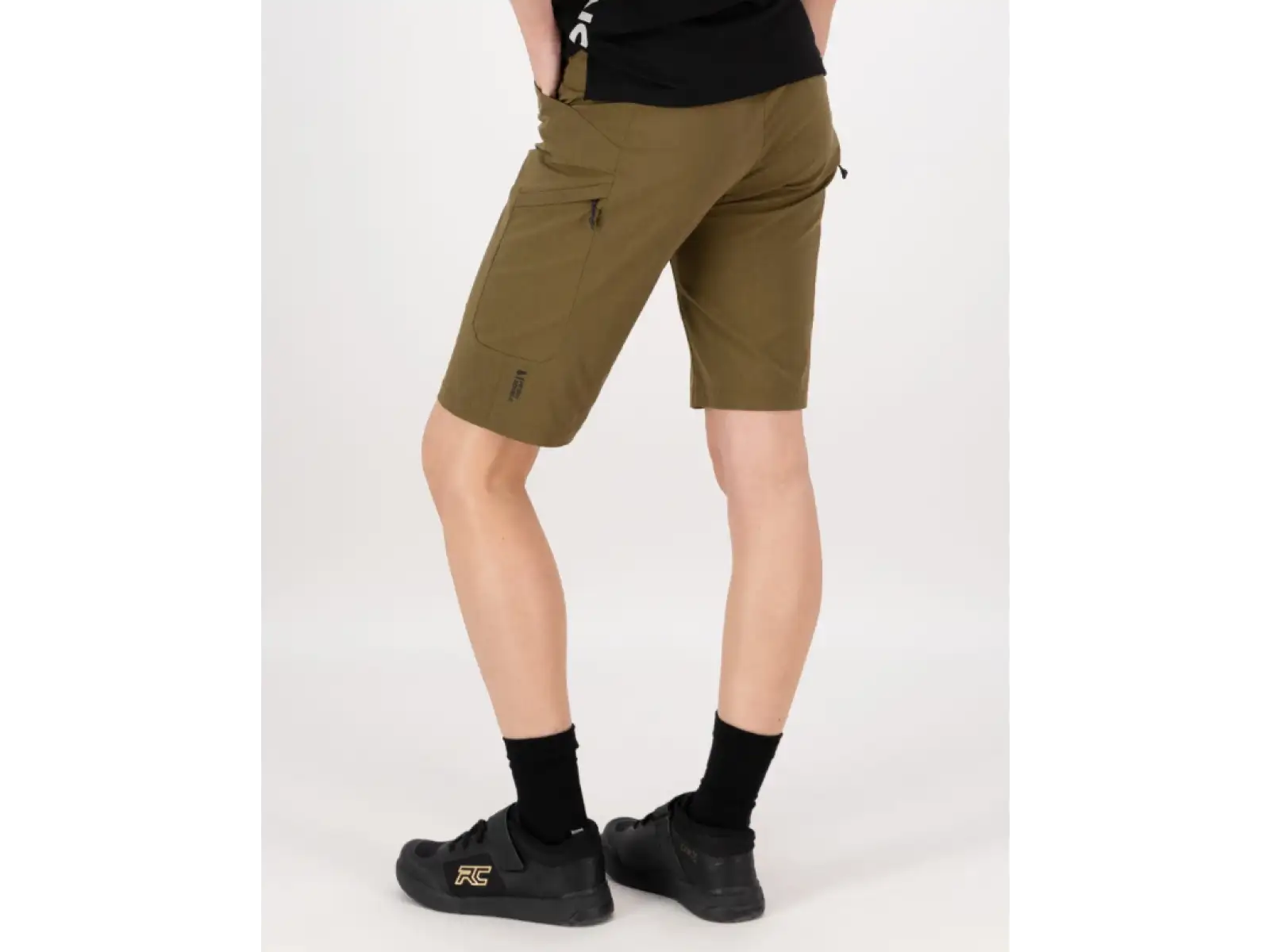 Mons Royale Diversion Merino Trail women's shorts Dark Olive