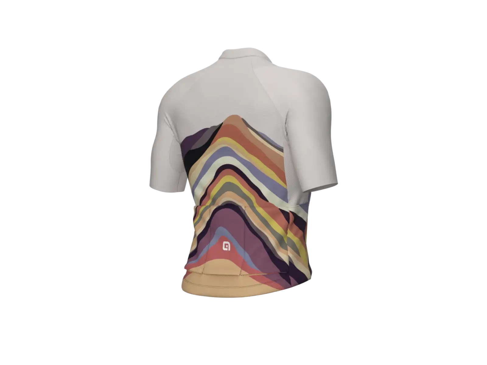 Alé PR-E Rainbow men's cycling jersey short sleeve Beige