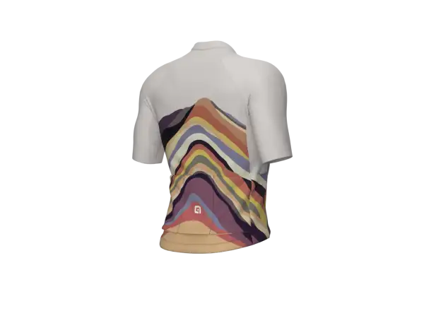 Alé PR-E Rainbow men's cycling jersey short sleeve Beige