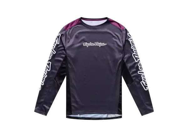Troy Lee Designs Stage men's jersey long sleeve Signature Carbon