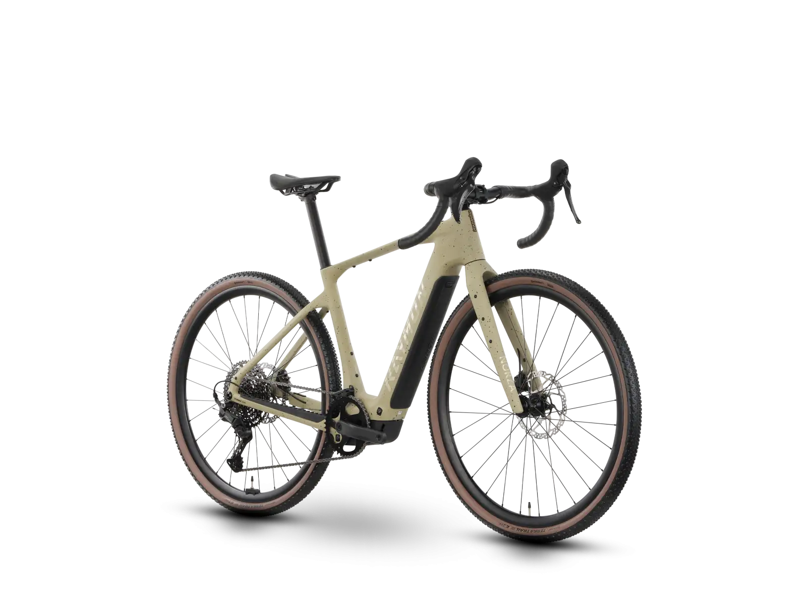 Raymon Norza Comp greige freckels gravel e-bike