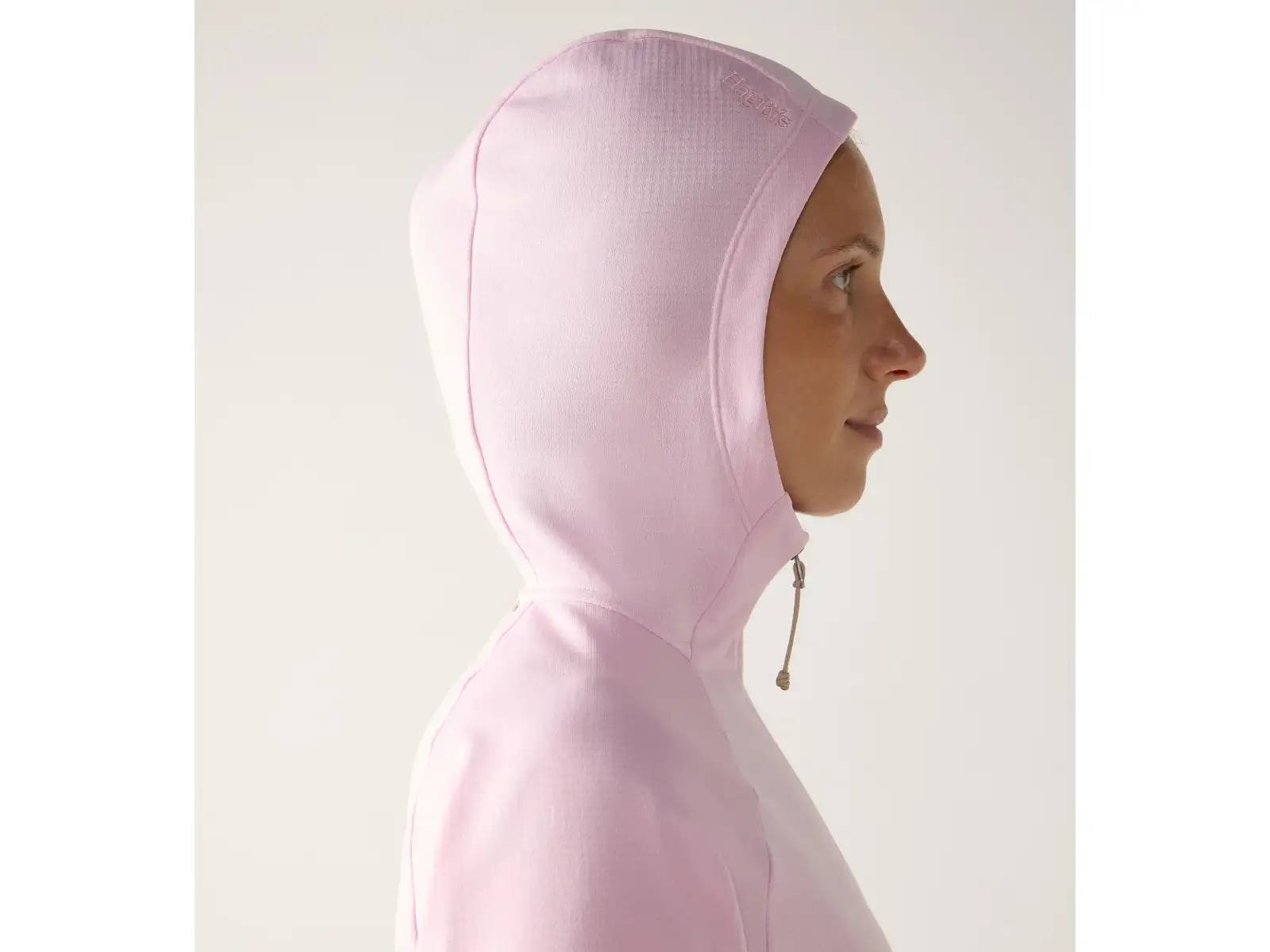 Haglöfs Korp Mid Hood women's sweatshirt Fresh Pink