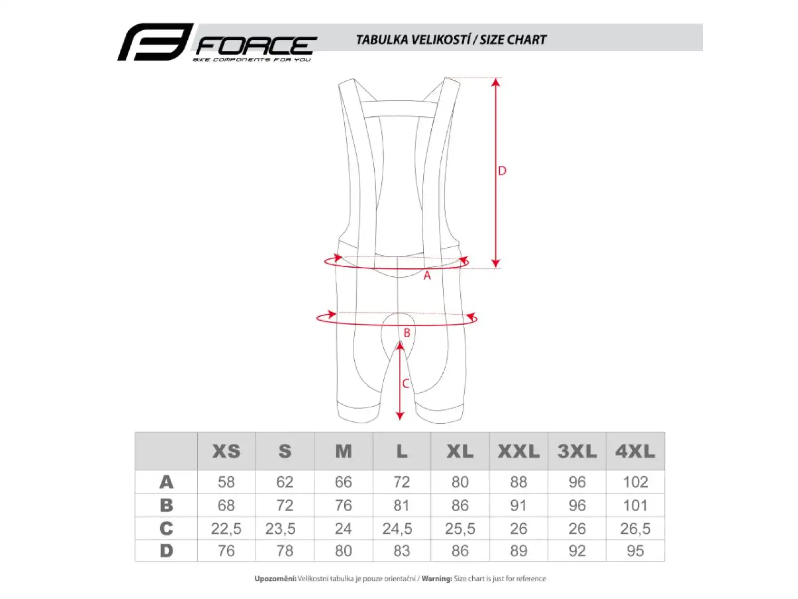 Force Game men's bib shorts black/grey