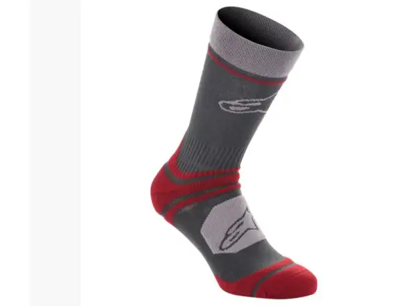 Alpinestars Cascade high socks black/rio red size M