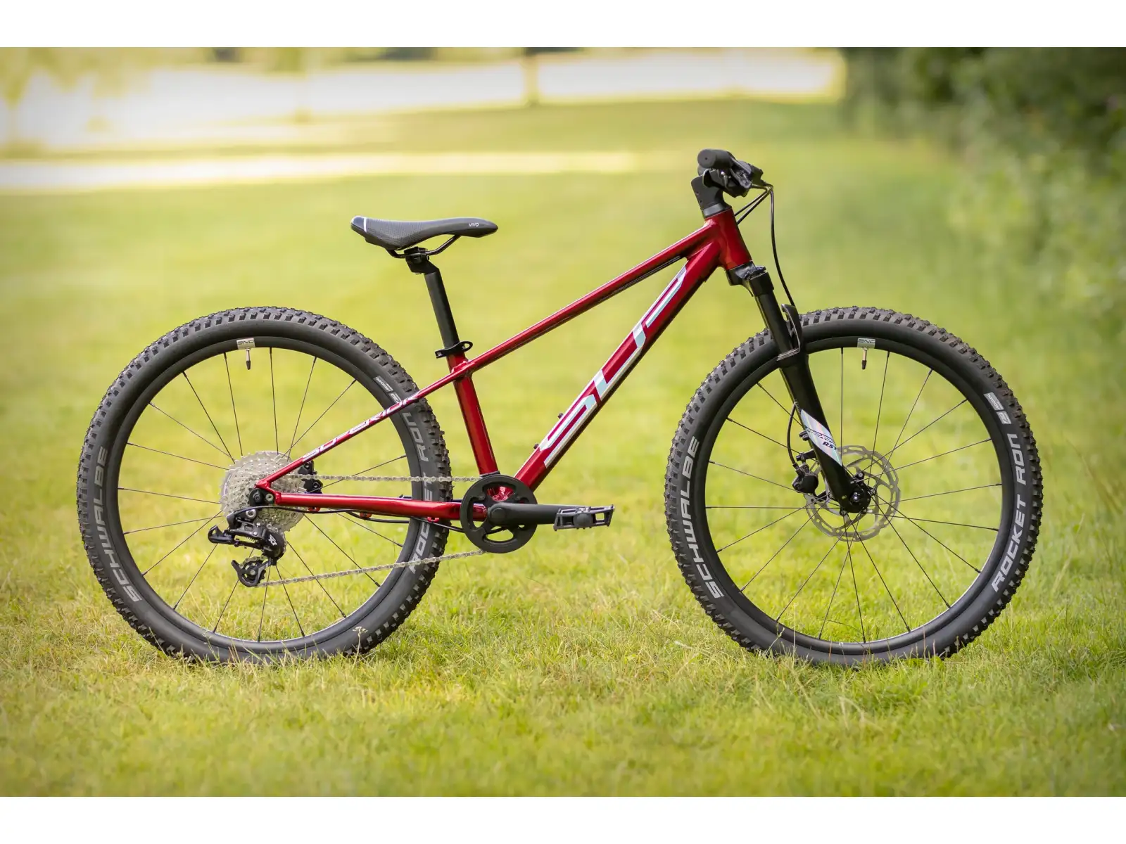 Superior Team 24 Gloss Dark Red/Hologram Chrome children's mountain bike