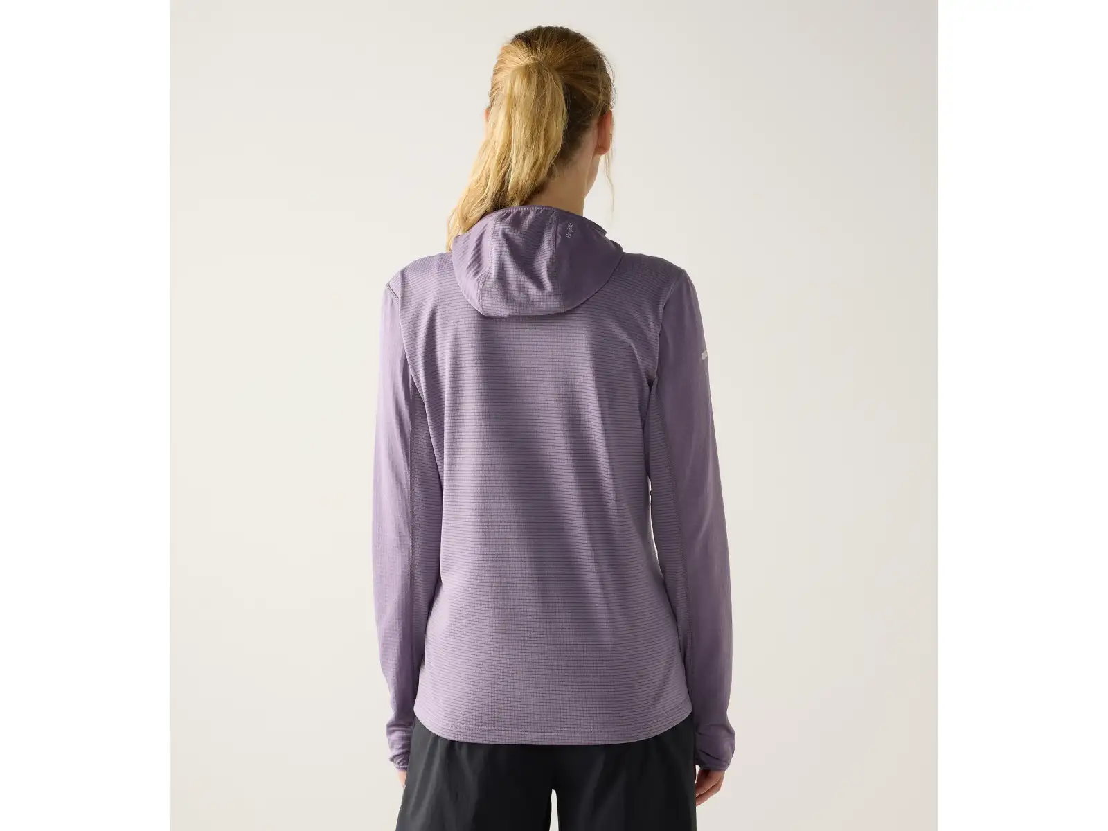 Haglöfs L.I.M Mid Multi Hood women's hooded sweatshirt Purple Fog