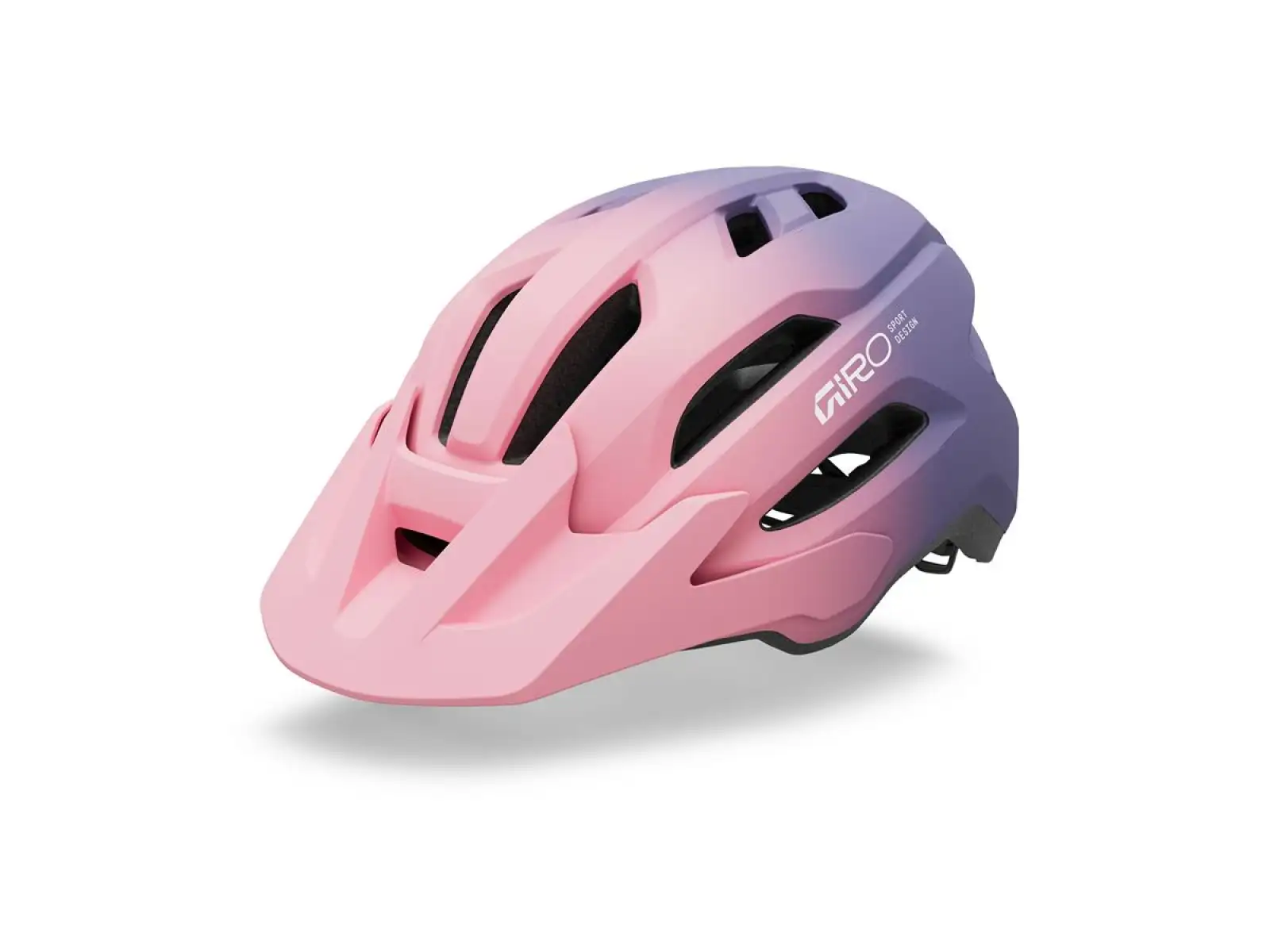 Giro Fixture II MIPS Youth children's helmet Mat Light Pink/Purple Fade