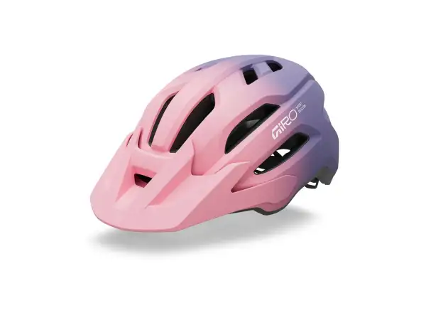 Giro Fixture II MIPS Youth children's helmet Mat Light Pink/Purple Fade