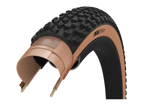 Goodyear Peak Ultimate Tubeless Complete 35-622 gravel tire kevlar Tan