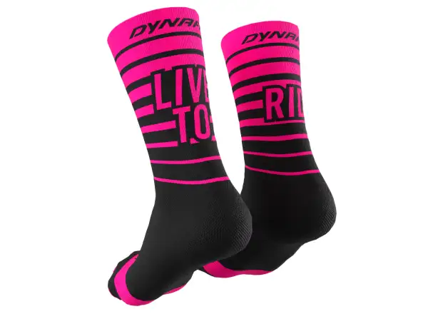 Dynafit Live To Ride sports socks Pink Glo