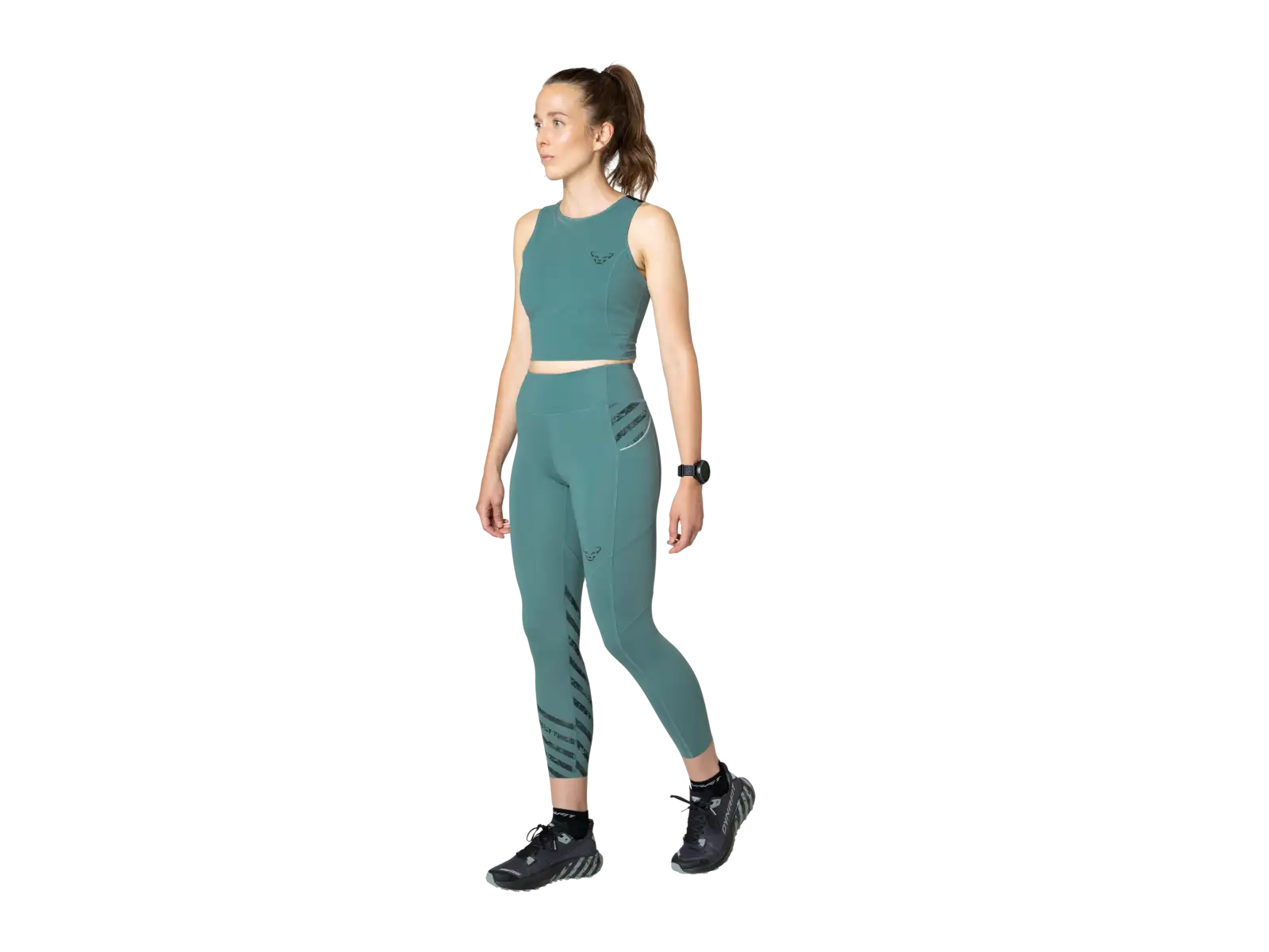 Dynafit Trail 7/8 women's running leggings Atlantic
