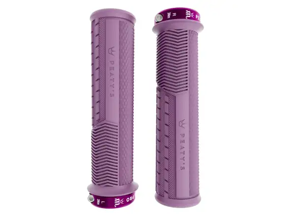 Peatys Monarch Pro Knurl Thick grips Plum purple
