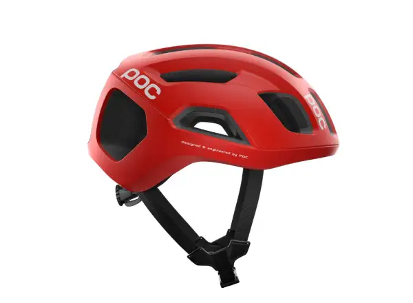 POC Ventral Air MIPS helmet Prismane Red Matt