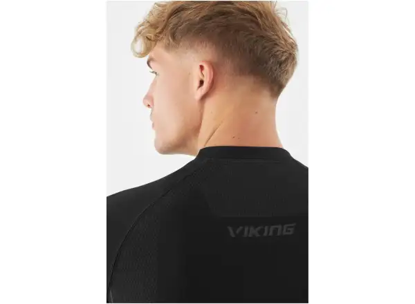 Viking Eiger men's base shirt long sleeve black