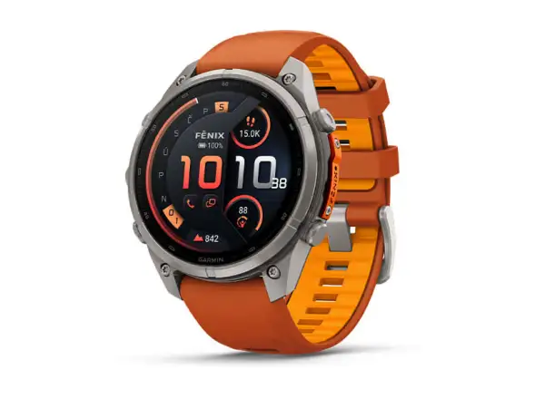 Garmin Fénix 9 Pro inReach 47 mm smart watch Titanium Autumn orange/Spark orange