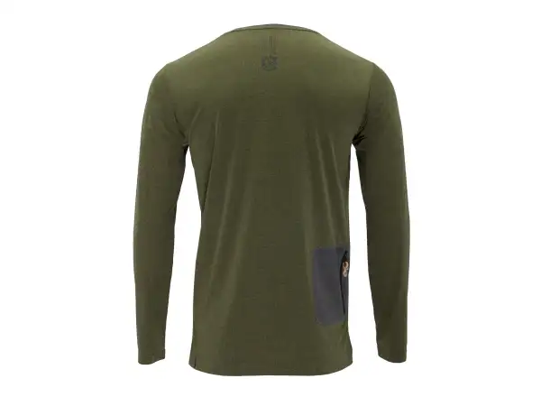 Silvini Casalo men's jersey long sleeve Olive/Charcoal
