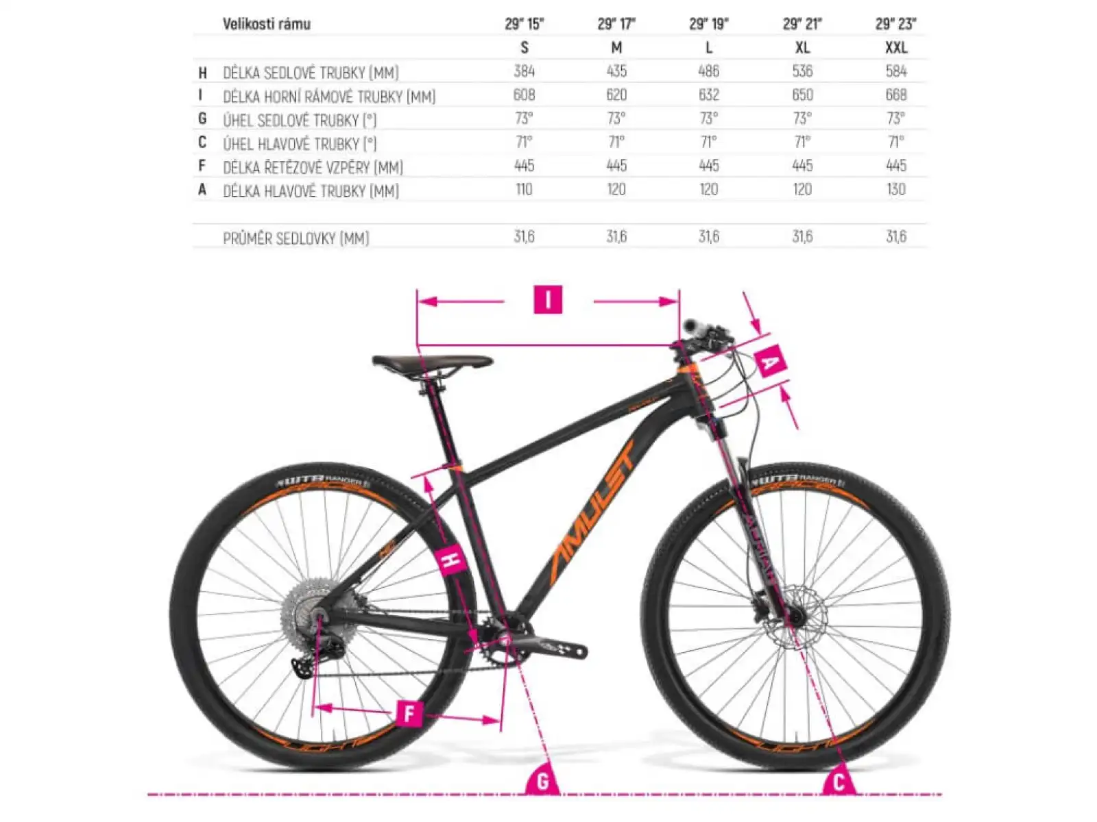 Amulet 29 Night Cat 2.0 SR royal purple/white mountain bike