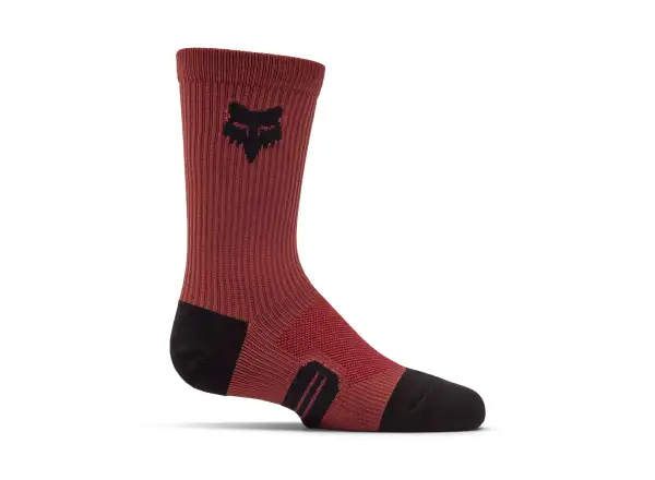 Fox Ranger Crew 6" children's socks Rust Brown
